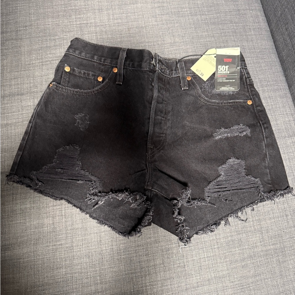 NWT Levi’s 501 Shorts Button Fly High Rise